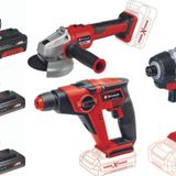 Einhell Te-Cı 18 Bl Vidalama Axxio 18/115 Q Avuç Taşlama Te-Hd 18/12 Matkap 2x2.5ah+4.0ah Akülü Set