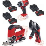 Einhell Te-Cı 18 Bl Vidalama Te-Ag 18/115 Avuç Taşlama Te-Js 18 Dekupaj 3X4.0AH Akülü Set