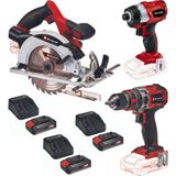 Einhell Te-Ci 18 Bl Vidalama Te-Cd 18/50 Li-I Bl Matkap Te-Cs 18/150 Daire Testere 3X2.5AH Set