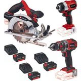 Einhell Te-Ci 18 Bl Vidalama Te-Cd 18/50 Li-I Bl Matkap Te-Cs 18/150 Daire Testere 3X4.0AH Set