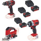 Einhell Te-Cı 18 Bl Vidalama Te-Cd 18/50 Li-I Bl Matkap Te-Js 18 Dekupaj 3X4.0AH Akülü Set