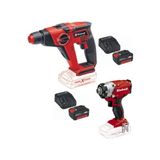 Einhell Te-Ci 18/1 Akülü Torklu Vidalama Te-Hd 18/12 Akülü Matkap 2X4.0AH Starter Kit Akülü Set