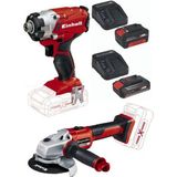 Einhell Te-ci 18/1 Akülü Vidalama - Axxio125 Mm Avuç Taşlama 2.5-4.0ah Akü Ve Şarj Ünite Seti