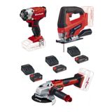 Einhell Te-ci 18/1 Vidalama Tc-js 18 Li Dekupaj Axxio 125 Mm Avuç Taşlama 2x2.5-4.0 Akülü Usta Seti