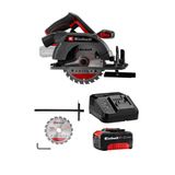 Einhell TE-CS 18/150-2 Li, Akülü Daire Testere Seti (4,0 Ah Akü ve Şarj Cihazı Dahildir)