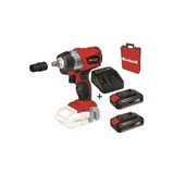 Einhell Te-Cw 18 Li Bl Akülü Şarjlı Somun Sıkma Kömürsüz + 2X2.5 Ah Starter Kit + Çanta