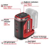 Einhell Te-Es 18/150/1 Li-C-Solo Expert Enerji Istasyonu (Akü ve Şarj Cihazı Dahil Değildir)