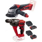 Einhell Te-hd 18 Li Akülü Vidalama Delme Te-ag 18/115 Akülü Avuç Taşlama 2.5ah-4.0ah Starter Kit Set