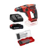 Einhell TE-HD 18/12 Li, Akülü Pnömatik Matkap Seti ( 2,5 Ah Akü ve Şarj Cihazı , 10 Parça Uç Seti Dahildir )