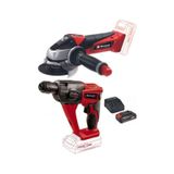 Einhell TE-HD 18'li Akülü Vidalama Delme TE-AG 18/115 Akülü Avuç Taşlama 1 x 2.5ah Starter Kit Set