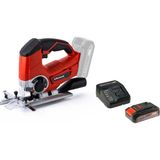 Einhell TE-JS 18/80 Li, Akülü Dekupaj Testere Seti (2,5 Ah Akü ve Şarj Cihazı Dahildir)