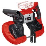 Einhell TE-MB 18/127 Li-Solo Power X-Change Akülü Şerit Testere (18 V, 115 mm Kesim Yüksekliği, 127 mm Kesim Genişliği, Taban, LED Aydınlatma, Metal için 2x Şerit, Akü dahil değildir) - 4504216
