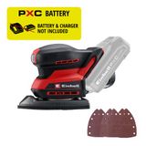 Einhell TE-OS 18/150-2 Li Akülü Çok Amaçlı Zımpara Power X-Change (18 V, 24.000 dev/dk, 2 mm salınım çapı, toz toplama kutusu, emiş adaptörü, 6 adet zımpara kağıdı dahil, akü dahil değildir) - 4460790