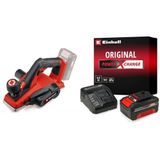 Einhell TE-PL 18/82 Li - Solo, Akülü Planya + Einhell 18V 4,0 Ah PXC Starter Kit, Akü & Şarj Cihazı