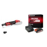 Einhell TE-RW 18/60 Li - Solo, Akülü Cırcır Kol Somun Sıkma + Einhell 18V 2,5 Ah PXC Starter Kit, Akü & Şarj Cihazı