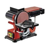 Einhell Tezgah Bant Zımpara TC-US 380 (380 W, bant hız 292 m/dk, taşlama tablası hızı 1.450 dev/dk, 1x K80 taşlama bandı ve 1x K80 taşlama kağıdı dahil) - 4419257