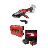 Einhell TP-AG 18/125 F Li BL Akülü Avuç Taşlama Seti (4,0 Ah StarterKit, Flap Disk+Çanta)