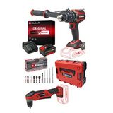 Einhell TP-CD 18/120 Li-i BL Akülü Drbl Vidalama+TE-AD 18Li Vidalama(4AhStarterKit,18Pcs Bits+Çanta)