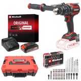 Einhell TP-CD 18/120 Li-i BL Akülü Vidalama Seti (2,5 Ah Akü ve Şarj Cihazı, 39 Parça Uç Seti ve Çanta Dahildir)