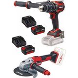 Einhell Tp-Cd 18/120 Li-İ Bl Matkap Axxio 18/150 Avuç Taşlama 2X4.0ah Akülü Kömürsüz Set