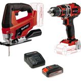 Einhell TP-CD 18/50 Li BL + TC-JS 18 Li (1x2,5 Ah), Akülü Dekupaj Testere ( Vidalama ve Dekupaj seti)