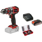 Einhell TP-CD 18/50 Li-i BL, Akülü Darbeli Vidalama Seti (2,5 Ah Akü ve Şarj Cihazı , 33 Parça Uç Seti Dahildir)