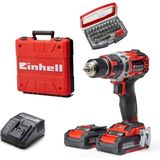 Einhell TP-CD 18/50 LI I Bl Kömürsüz Çift 2 Ah Akülü Darbeli Matkap+KWB 32 Parça Bits Uç Seti