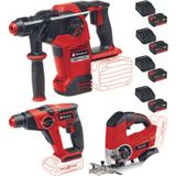 Einhell TP-CD 18/50 LI-İ Bl Matkap+TE-CI 18 Bl Herocco Axxio 125 mm 2x4.0+2.0+2.5 Akülü Set Vidalama