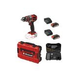 Einhell Tp-Cd 18/50 Li-I Bl Solo Akülü Vidalama + 2 x 2.5 Ah Akü ve 103 Parça Uç Seti (Çanta Dahil)
