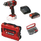 Einhell Tp-Cd 18/50 Li-I Bl Solo Akülü Vidalama Seti + 1 x 2.5 Ah Starter Kit (Bits Uç ve Çanta Dahil)