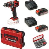 Einhell Tp-Cd 18/50 Li-I Bl Solo Akülü Vidalama Seti + 2 x 2.5 Ah Starter Kit (Bits Uç ve Çanta Dahil)