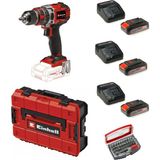 Einhell Tp-Cd 18/50 Li-I Bl Solo Akülü Vidalama Seti + 3 x 2.5 Ah Starter Kit (Bits Uç ve Çanta Dahil)