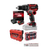 Einhell TP-CD 18/70 Li-i BL Akülü Drb. Vidalama Seti (4,0 Ah StarterKit, 39Pcs M-CASE Bits ve Çanta)