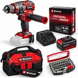 Einhell Tp- CD 18/80 Li I Bl Akülü Solo Darbeli Matkap + 1 x 4 Ah Starter Kit Akü + Kwb 32 Parça Bits Uç + Kumaş Çanta
