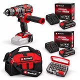 Einhell Tp- CD 18/80 Li I Bl Akülü Solo Darbeli Matkap + 2 x 2.5 Ah Starter Kit Akü + Kwb 32 Parça Bits Uç + Kumaş Çanta