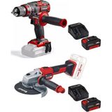 Einhell Tp-Cd 18/80 Li-İ Bl Matkap Axxio 18/150 Avuç Taşlama 2X4.0ah Akülü Kömürsüz Set
