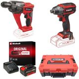 Einhell TP-CI 18/220 Li BL + TE-HD 18 Li Akülü Vidalama ve Pnömatik Matkap Seti (4,0 Ah Akü ve Şarj Cihazı, Çanta Dahildir)