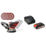 Einhell TP-RS 18/32 Li BL - Solo, Akülü Eksantrik Zımpara ve Einhell 18V 2,5 Ah PXC Starter Kit (Başlangıç Seti)