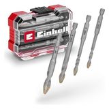 Einhell Xs-Case 4 Parça Karbür Fayans Matkap Ucu Seti (Takım Çeliğinden Üretilmiştir, Özel T