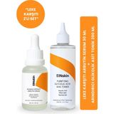 Einskin Glikolik Asit Aha Arındırıcı Tonik +Leke Giderici Arbutin Serum - Cilt Bakım Seti