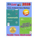 Eis Yayınları 2026 10.Sınıf Matematik Soru Bankası+Ders Anlatım Föyü %100 Yeni+Kalem