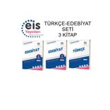 Eis Yayınları Eis YKS DAF Türkçe-Edebiyat 1-2 Set (3 Kitap) Yeni Mavi Seri Ders Anlatım Föyleri