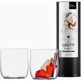 Eisch Germany Eısch Germany Unity Sensisplus 2’li Bardak Seti, El Yapımı Kristal, Hediye Tüpünde - Şeffaf