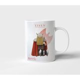 Eisen Frieren Anime Tasarım Kupa - Hediyelik Kupa - Baskılı Kupa - 001 - Beyaz - 300 ml