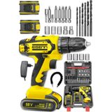 Eisenn 695CC Germany Tecnology Wars 58 V 8 Ah Çift Bakır Sargı Akülü Vidalama Matkap Yardımcı Set Hediye