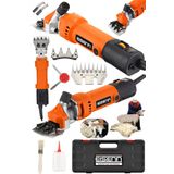 Eisenn Alman Eco Series 5600 Wat Çift Kartlı Metal Şanzıman Isınmaya Karsı Korumalı Koyun Kırkma Makinesi