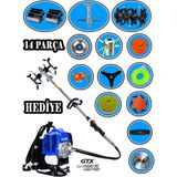 Eisenn Alman Eıs-C14 Smart 9900 Pro Sırt Tırpan+ Akrobat Çapalama + Toprak Eşeleme 14 Parça Full Set