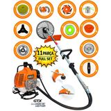 Eisenn Alman Ergo Plus 9800 Series 11 Parça Set Metal Şanzuman Sırt Tipi Benzinli Ot Çalı Çim Biçme Tırpanı