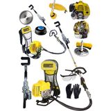 Eisenn Alman World Oliven 20 Hp Zeytin Silkme Makinası ve Sırt Tipi Benzinli Motorlu Tırpan