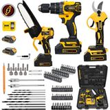 Eisenn Bl Motor 3 In 1 Bahçe Seti Takımı 13 mm Darbeli Matkap 13 mm + Yağ Pompalı Dal Kesme + Budama Makası